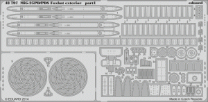 Eduard 48797 MiG-25PD/ PDS Foxbat exterior KITTY HAWK 1/48