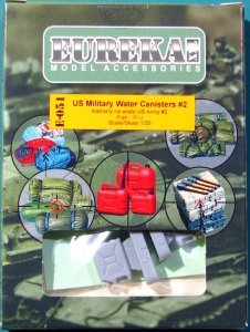 EUREKA XXL E-051 US Military Water Canisters #2 (4 pcs) 1/35