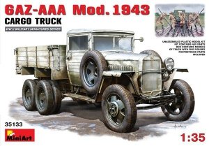 MiniArt 35133 GAZ-AAA Mod.1943 Cargo Truck (1:35)