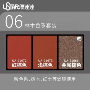 U-Star UA-91681 Aging Enamel Powder Metallic Brown