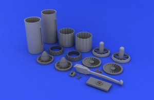 Eduard 632011 F-4 exhaust nozzles USN late 1/32 (Tamiya)