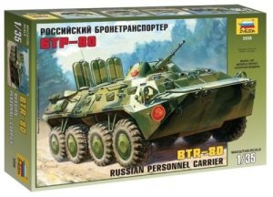 Zvezda 3558 BTR-80 Russian personal carrier (1:35)