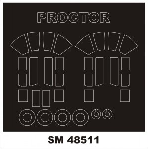 Montex SM48511 PERCIVAL PROCTOR DORA WINGS 1/48