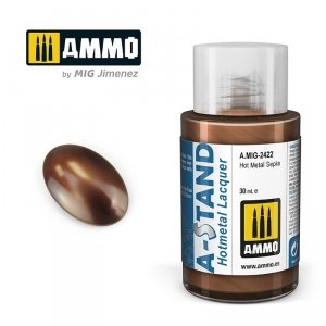 Ammo of Mig 2422 A-STAND Hot Metal Sepia 30ml