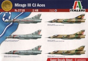 Italeri 2718 Dessault-Breugeut Mirage IIIC Aces (1:48)