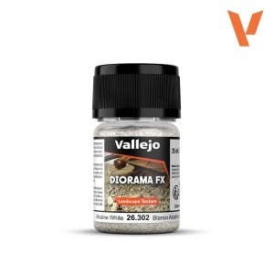 Vallejo 26302 Alkaline White 1-2 mm - Diorama FX Landscape Texture 30ml