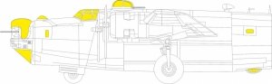 Eduard EX1042 B-24J TFace HOBBY BOSS 1/48