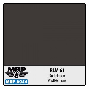 Mr. Paint MRP-A054 RLM 61 Dunkelbraun - aqua colors - 17ml