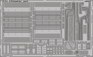 Eduard 72517 F-22 bomb bay 1/72 FUJIMI