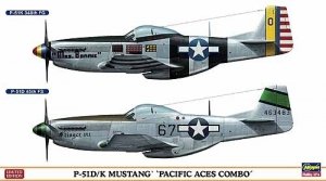 Hasegawa 02020 P-51D/K MUSTANG PACIFIC ACES COMBO (1:72)