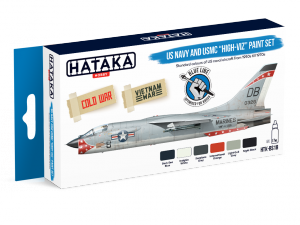 Hataka HTK-BS18 US Navy and USMC high-viz Paint Set 6x17ml