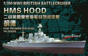 Flyhawk FH350098 WWII HMS Hood Detail Parts (for Trumpeter 05302) 1/350
