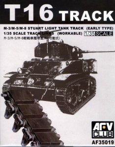 AFV Club 35019 T16 Workable Track for M3 / M5 / M8 Stuart Light Tank 1/35