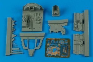 Aires 4538 J2M3 Raiden cockpit set 1/48 Hasegawa