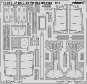 Eduard 48961 Bf 109G-10 Mtt Regensburg EDUARD 1/48