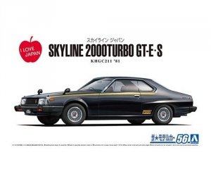Aoshima 06108 Nissan KHGC211 Skyline HT2000TURBO GT-ES '81 1/24
