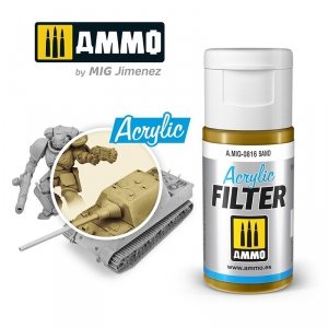 Ammo of Mig 0816 ACRYLIC FILTER Sand 15 ml