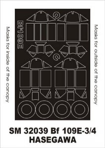 Montex SM32039 Bf-109E3/4 HASEGAWA