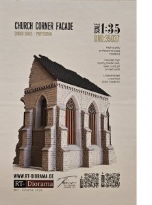 RT-Diorama 35037 Church Corner Facade 1/35