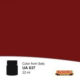 Lifecolor UA637 Royal Navy WWII Hull red 22ml