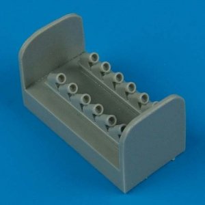 Quickboost QB72249 Spitfire Mk.XIV exhaust - Round 1/72