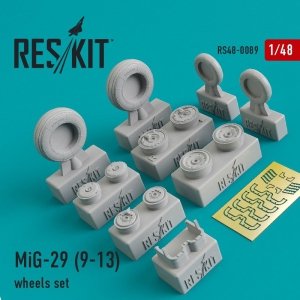 RESKIT RS48-0089 MiG-29 (9-13) wheels set 1/48