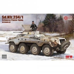 Rye Field Model 5154 Sd.Kfz. 234/1 Schwerer Panzer-Spwg. Interior Kit 1/35