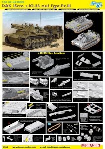 Dragon 6904 DAK 15cm s.IG.33 auf Fgst.Pz.III 1/35