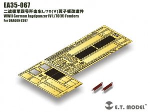 E.T. Model EA35-067 WWII German Jagdpanzer IV L/70(V) Fenders For DRAGON 6397 1/35