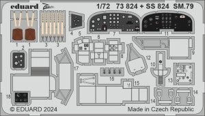 Eduard 73824 SM.79 interior ITALERI 1/72