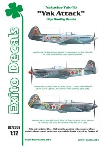 EXITO ED72007 Yak Attack - Yakovlev Yak-1b 1/72