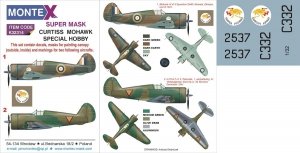 Montex K32314 P-36 MOHAWK 1/32