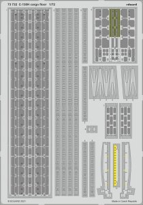 Eduard 73732 C-130H cargo floor for Zvezda 1/72
