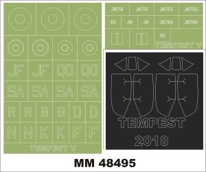 Montex MM48495 Tempest V EDUARD 82121 1:48