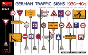 MiniArt 35633 GERMAN TRAFFIC SIGNS 1930-40s 1/35