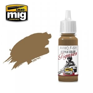 Ammo of Mig Jimenez F531 LIGHT BROWN 17ML