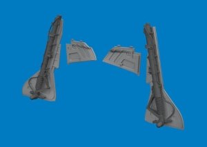 Eduard 6481180 Fw 190A-3/ A-4 undercarriage legs PRINT EDUARD 1/48