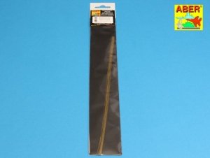 Aber BR05 Brass round rods 0,5mm length 250mm x 8 pcs