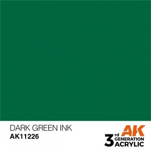 AK Interactive AK11226 DARK GREEN – INK 17ml