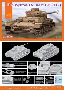 Dragon 7549 Pz.Kpfw.IV Ausf.F2(G) (1:72)