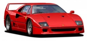 Fujimi 126258 Ferrari F40 1/24