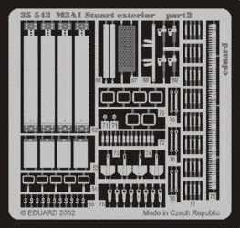 Eduard 35543 M-3A1 Stuart exterior 1:35 Academy 