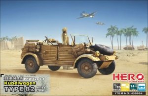 Hero Hobby H35004 German PKW Typ k1 Kubelwagen Type 82 Africa corps (1:35)