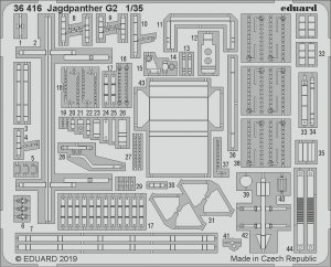Eduard 36416 Jagdpanther G2 1/35 TAKOM