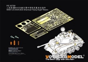 Voyager Model PE35709 WWII US M4A3E8 ShermanEasy EightBasic For TAMIYA 25175 1/35