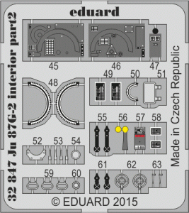 Eduard 32847 Ju 87G-2 interior 1/32 TRUMPETER