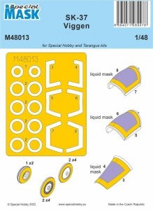 Special Hobby M48013 SK-37 Viggen (for Special Hobby and Tarangus kits) 1/48