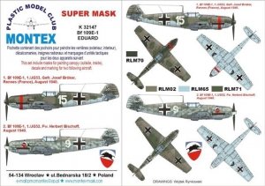 Montex K32147 Bf 109E-1 1/32