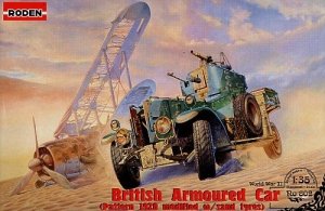 Roden 802 British Aroured Car Rolls-Royce Pattern 1920 with sand tyres (1:35)