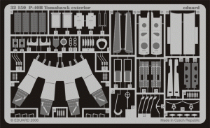 Eduard 32150 P-40B exterior 1/32 TRUMPETER
